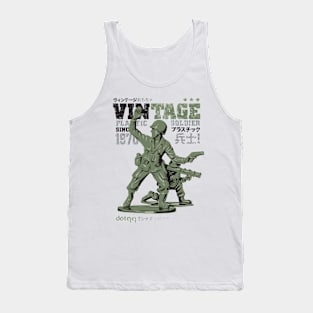 vintage plastic toy soldiers Tank Top